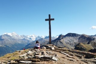 La Brinta, au-dessus du Crêt du Midi à Vercorin